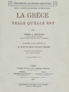 La Grece telle qu’elle est, Athenes 1877